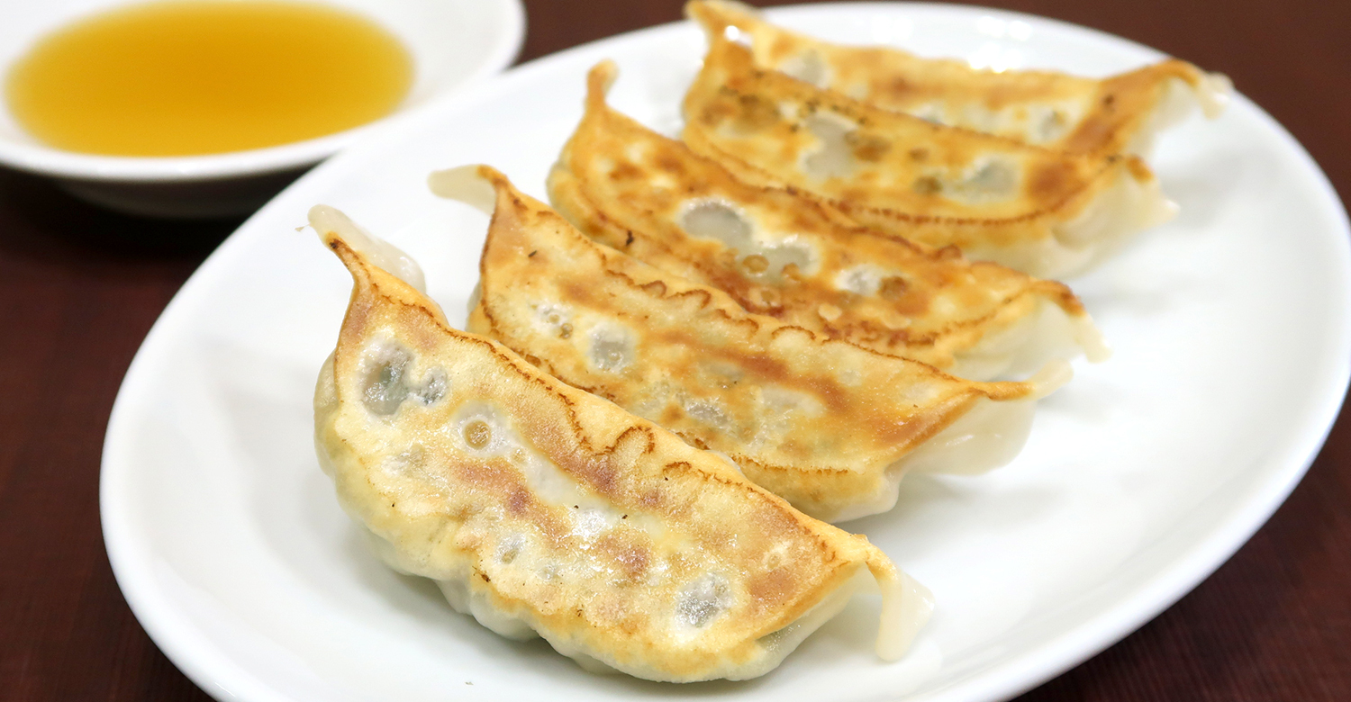 人気温浴施設で楽しめる、さっぱり野菜餃子